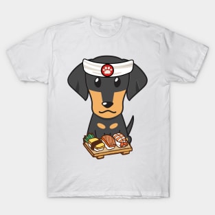 Sushi Chef Dachshund T-Shirt